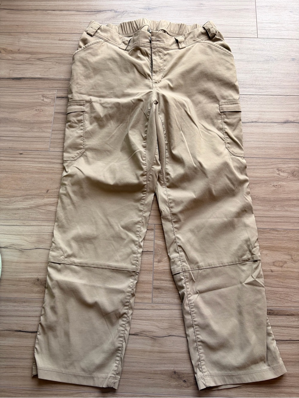 Duluth Trading Cargo Pants Tan 16W Utility Work Pants